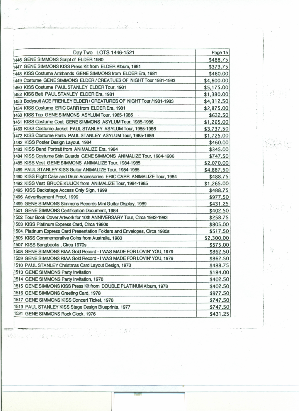 Day Two LOTS 1446-1521 Page15 I446 GENE