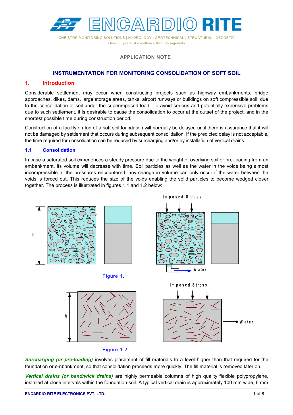 Instrumentation for Monitoring Consolidation of Soft Soil 1