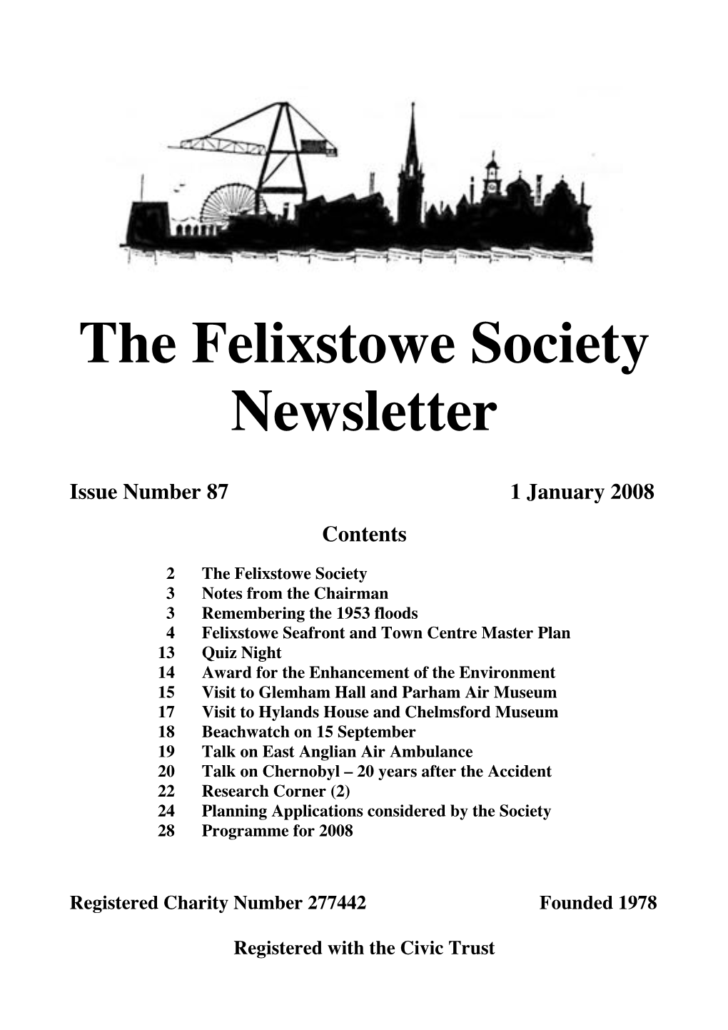 The Felixstowe Society Newsletter