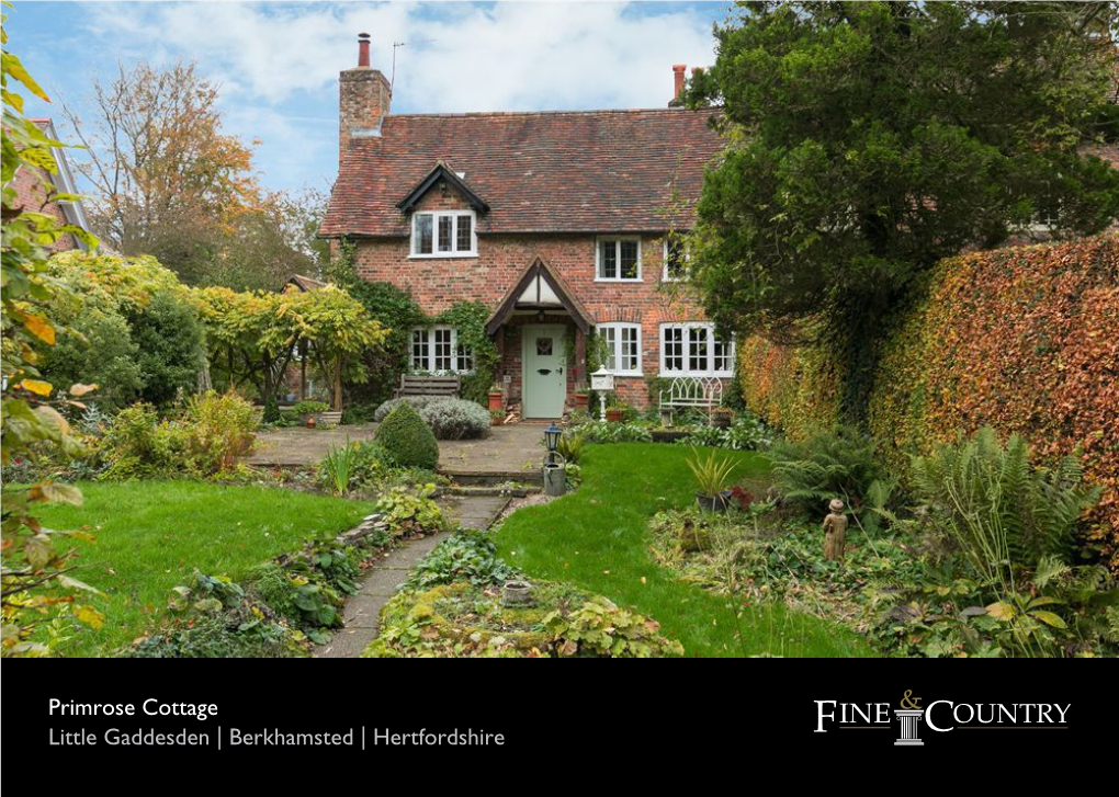 Address Primrose Cottage Little Gaddesden | Berkhamsted