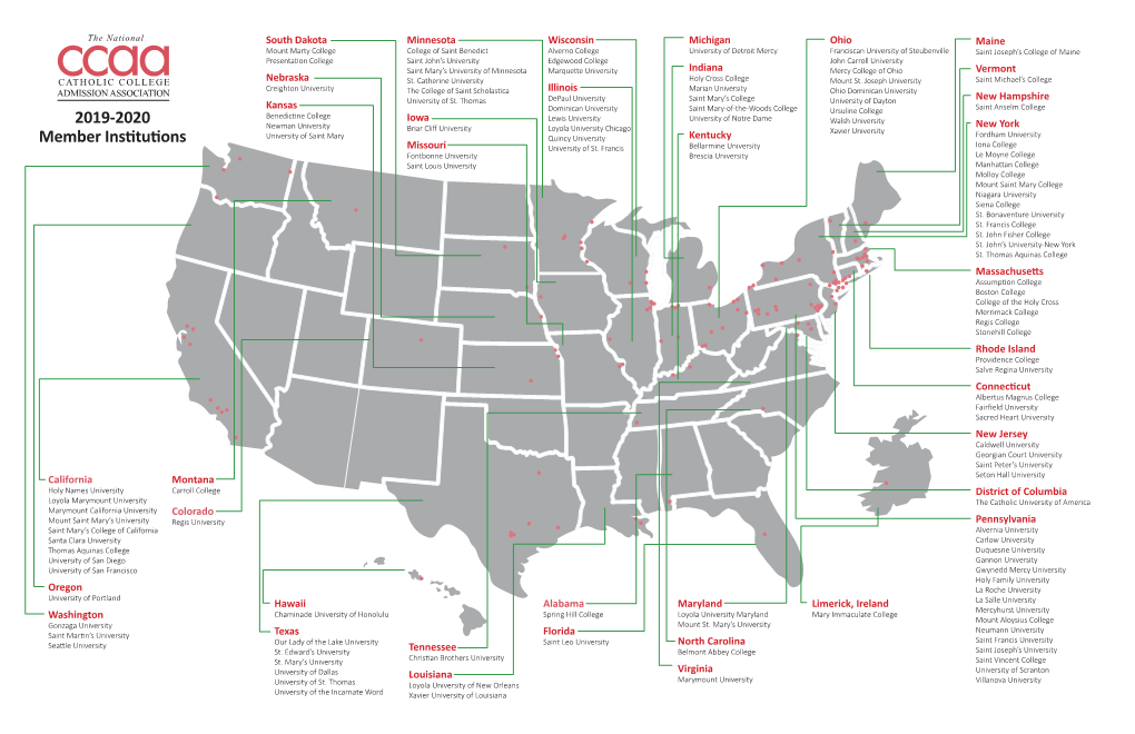 2019-2020 Member Institutions