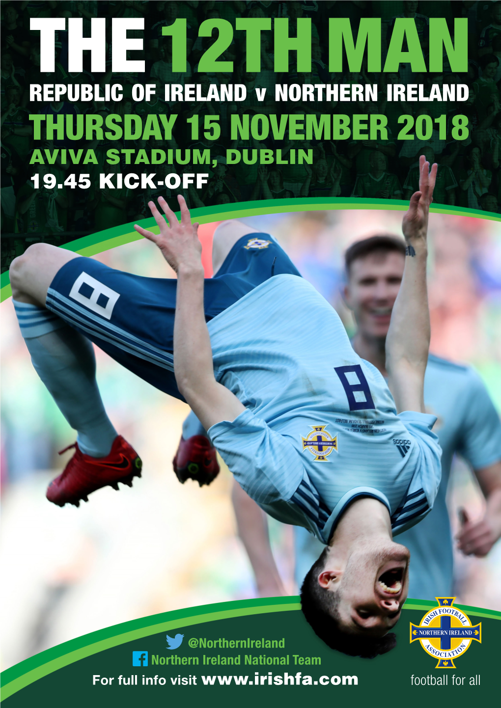 Thursday 15 November 2018 Aviva Stadium, Dublin 19.45 Kick-Off