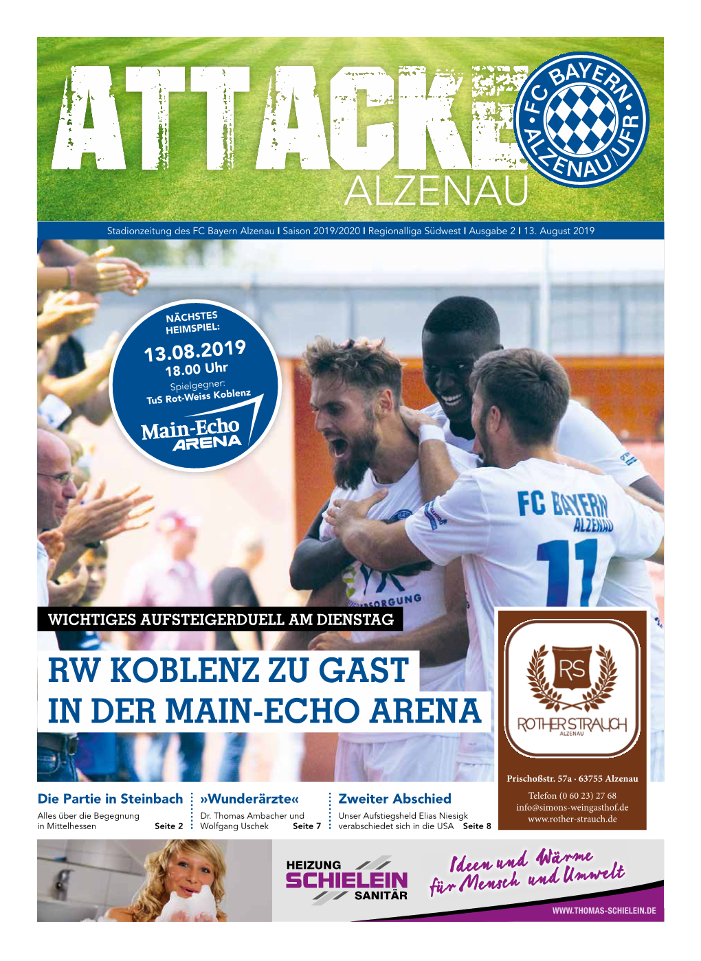 Rw Koblenz Zu Gast in Der Main-Echo Arena