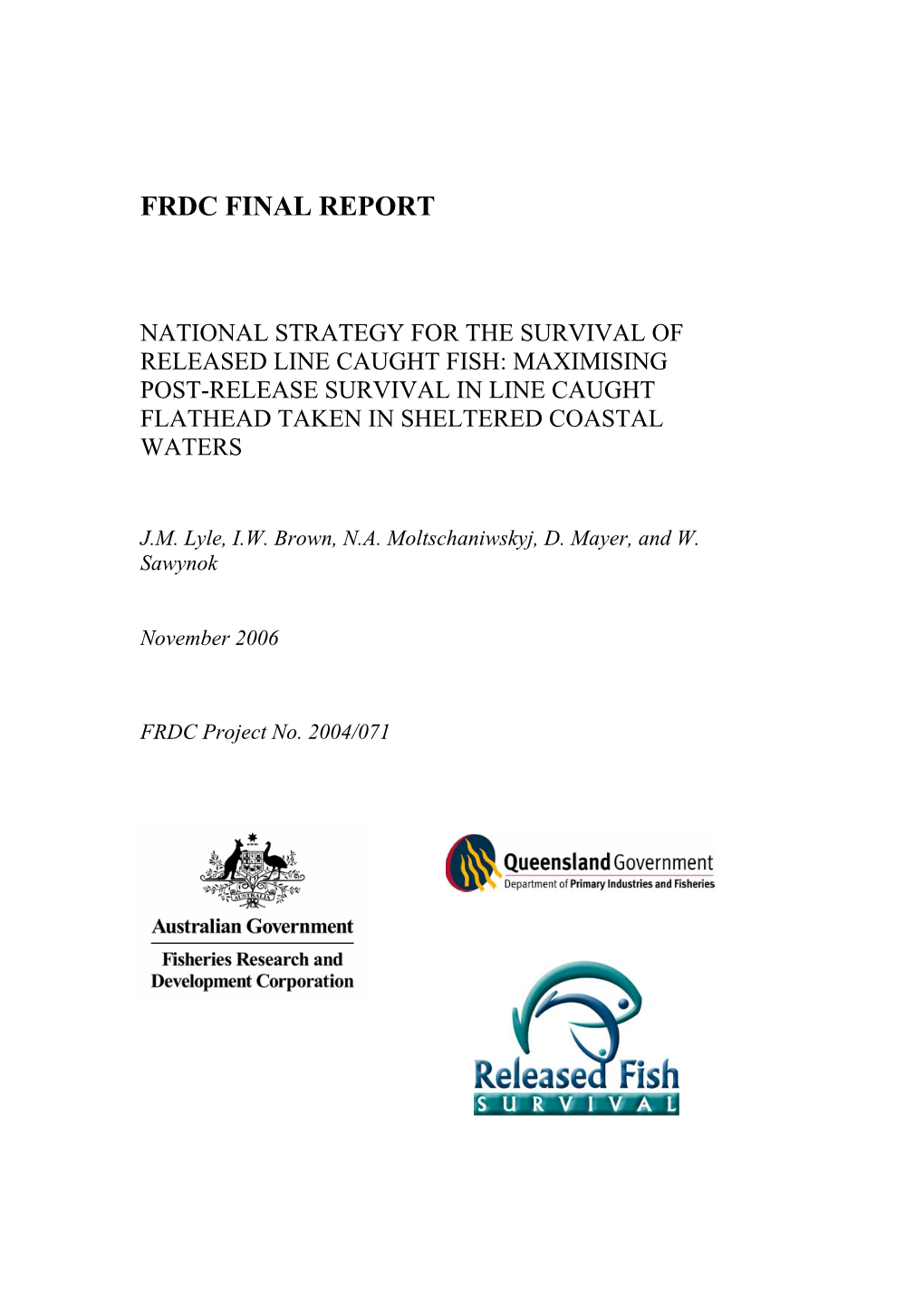 Draft Frdc Final Report