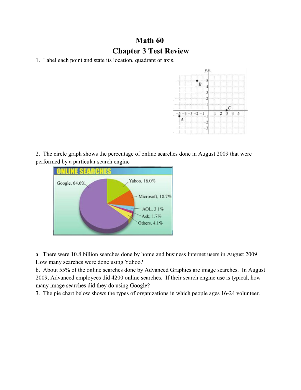 Chapter 3 Test Review