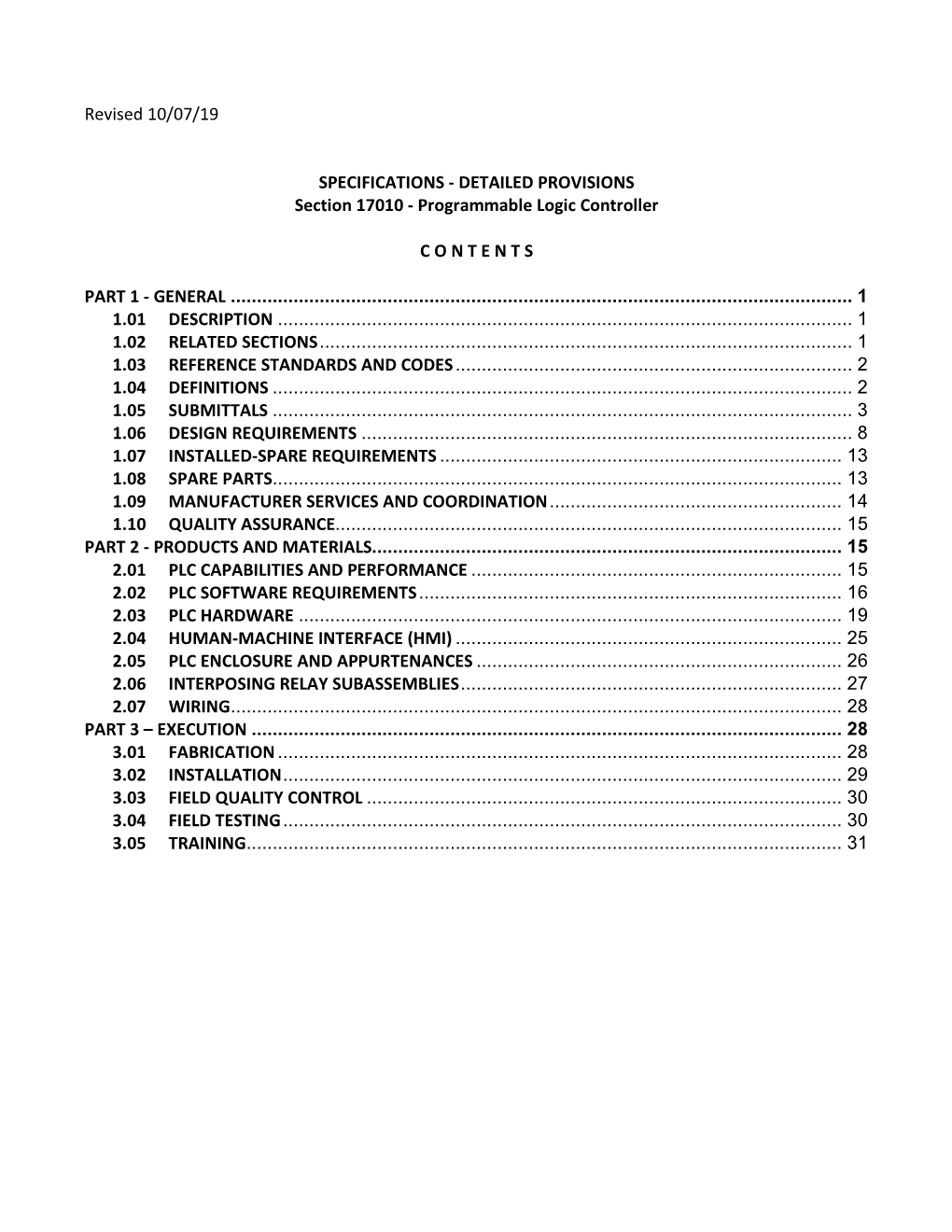 Programmable Logic Controller