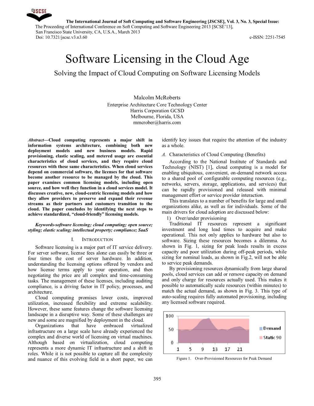 Software Licensing in the Cloud Age Solving the Impact of Cloud Computing on Software Licensing Models