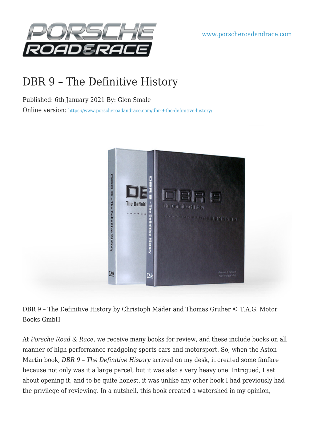 DBR 9 – the Definitive History
