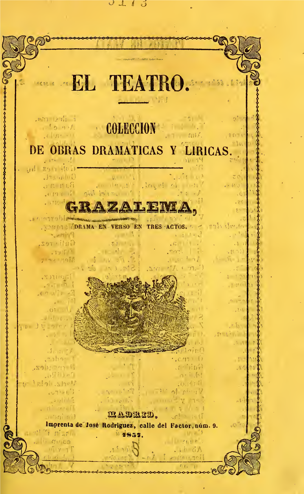 Grazalema : Drama Histrico En Tres Actos Original Y En