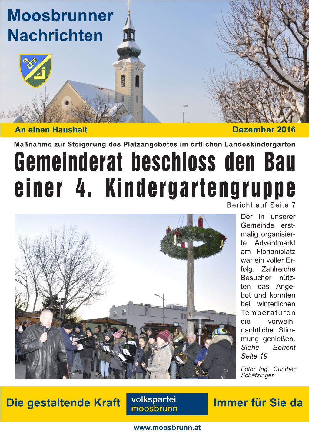 Gemeinderat Beschloss Den Bau Einer 4. Kindergartengruppe