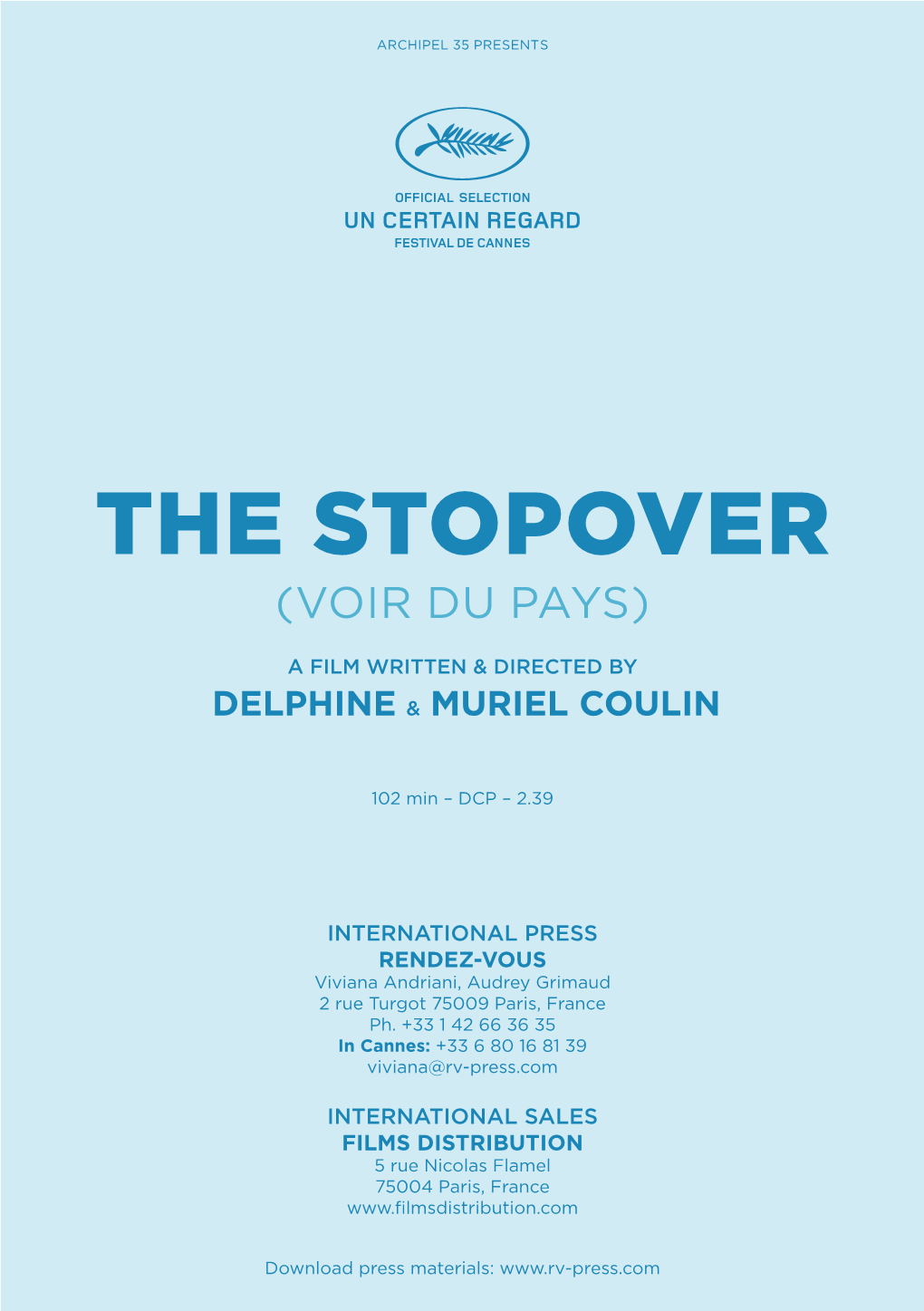 THE STOPOVER (Voir Du Pays)