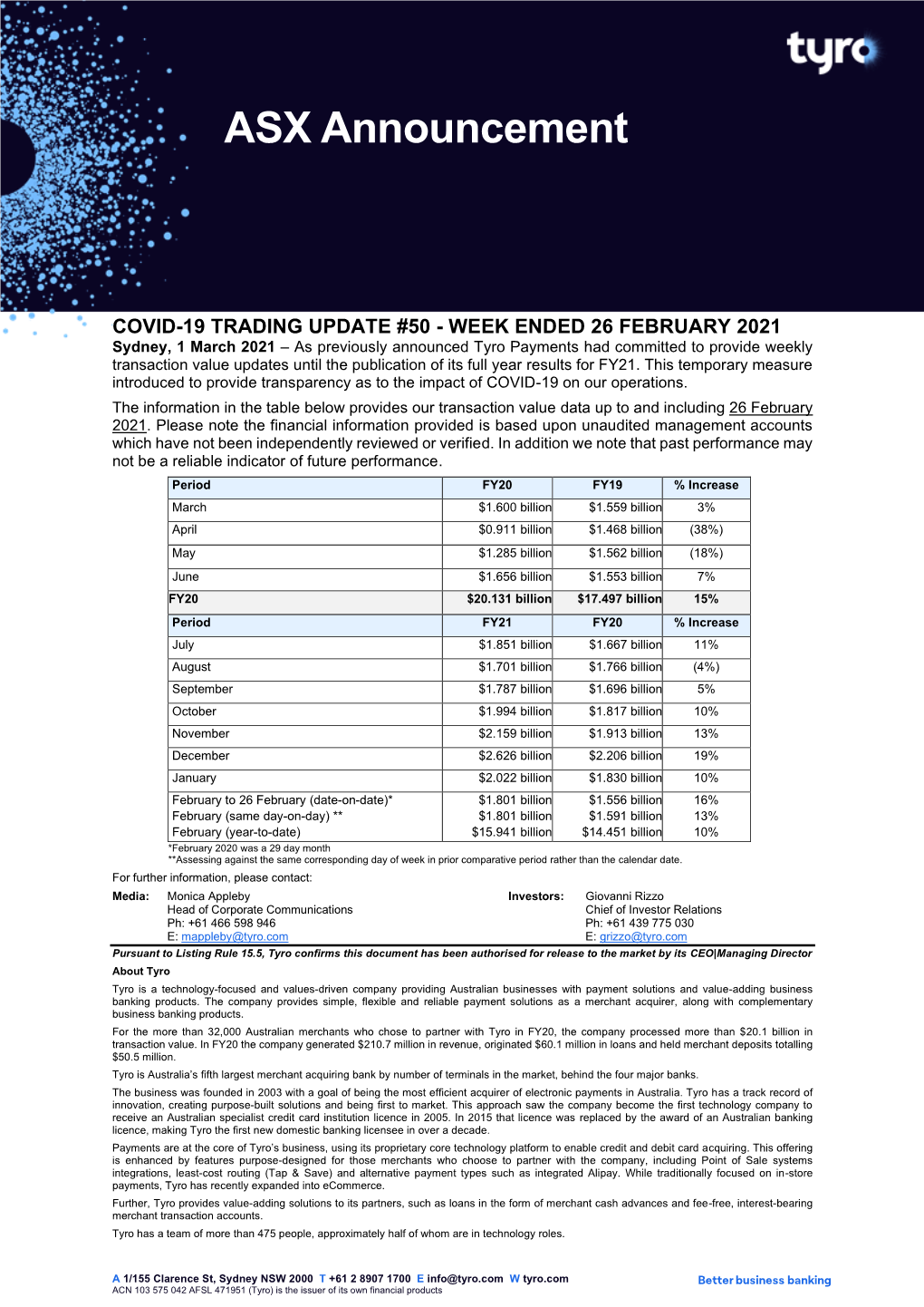 ASX Announcement