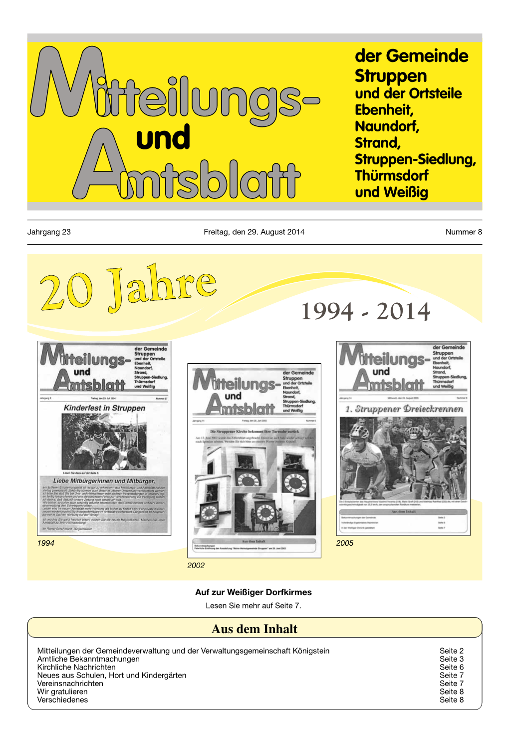 20 Jahre 1994 - 2014