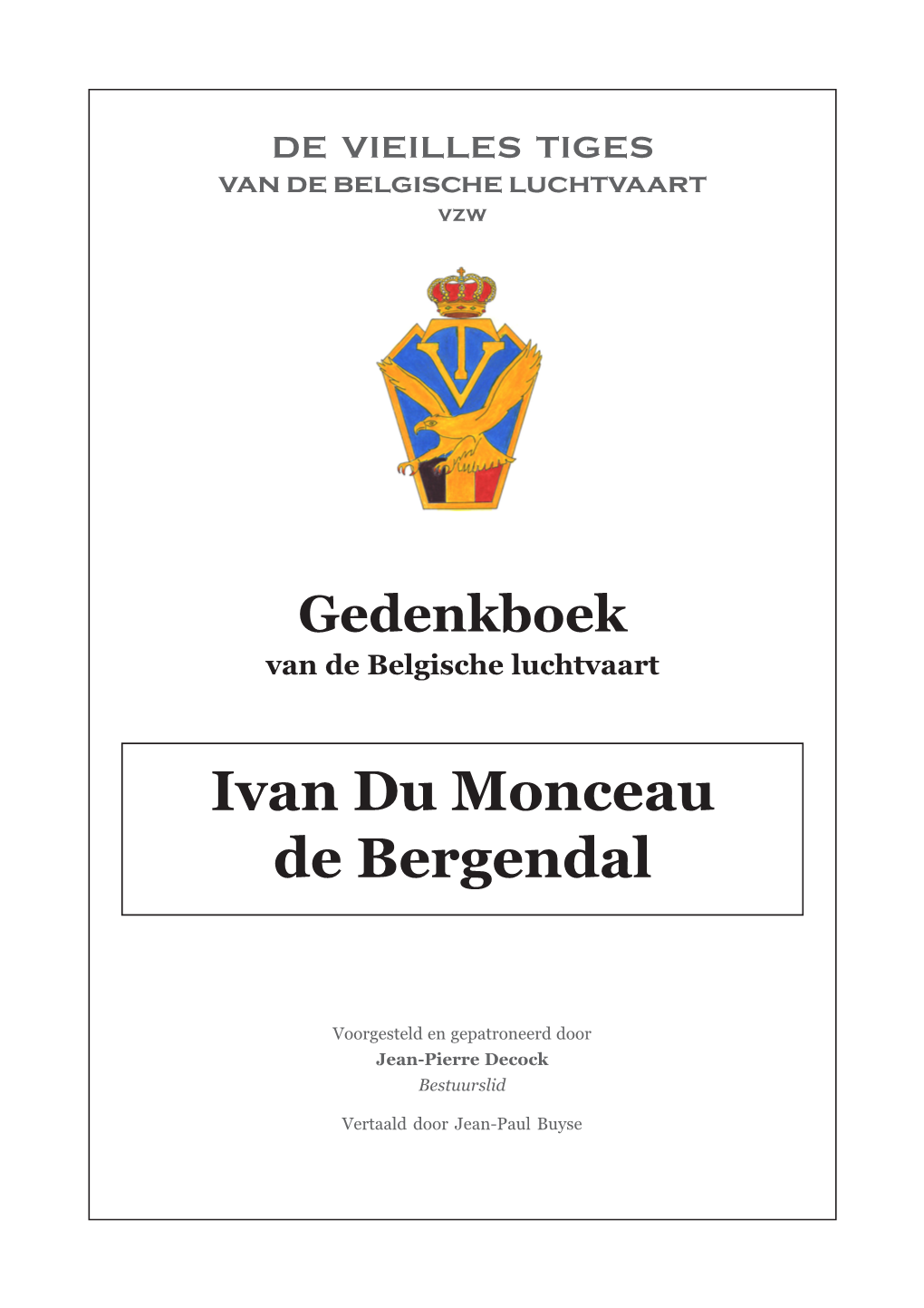 Ivan Du Monceau De Bergendal