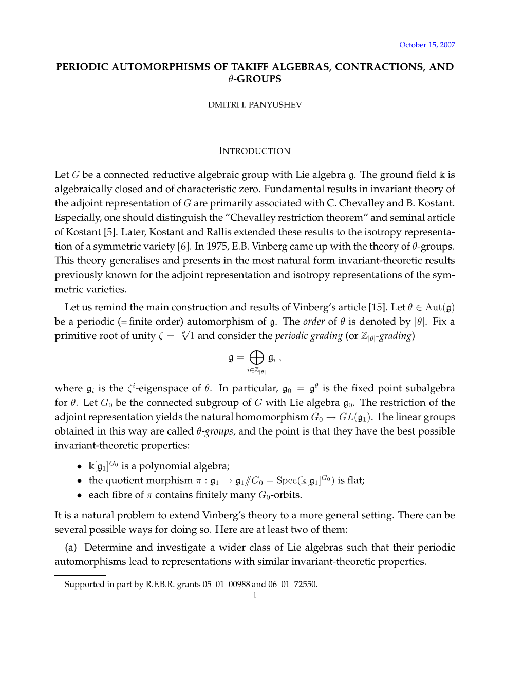 Periodic Automorphisms of Takiff Algebras, Contractions, and Θ-Groups