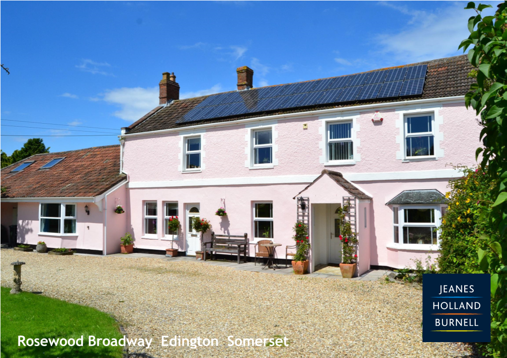 Rosewood Broadway Edington Somerset TA7 9JP