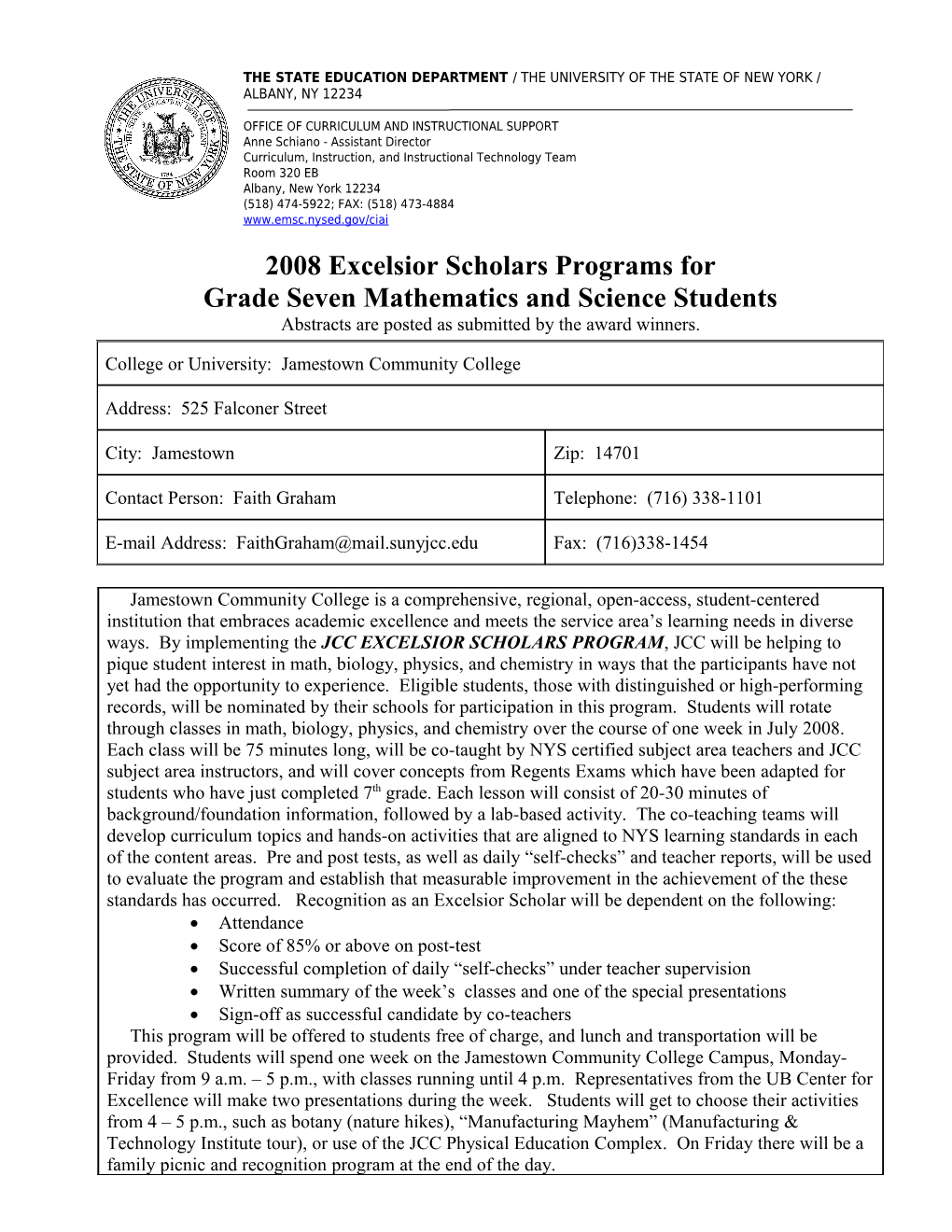 2005-2006 Learning Technology Grant Program