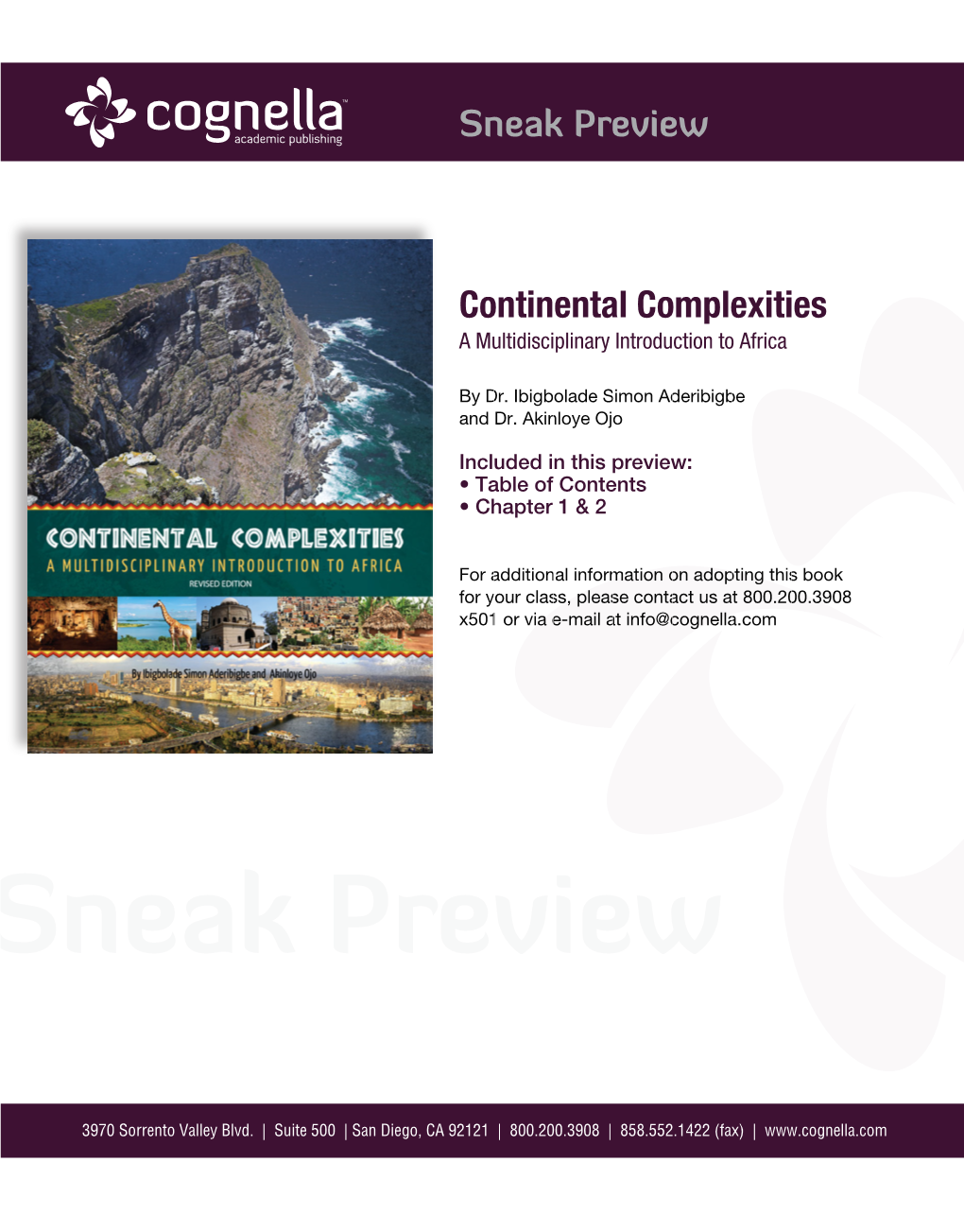 Continental Complexities: a Multidisciplinary Introduction to Africa