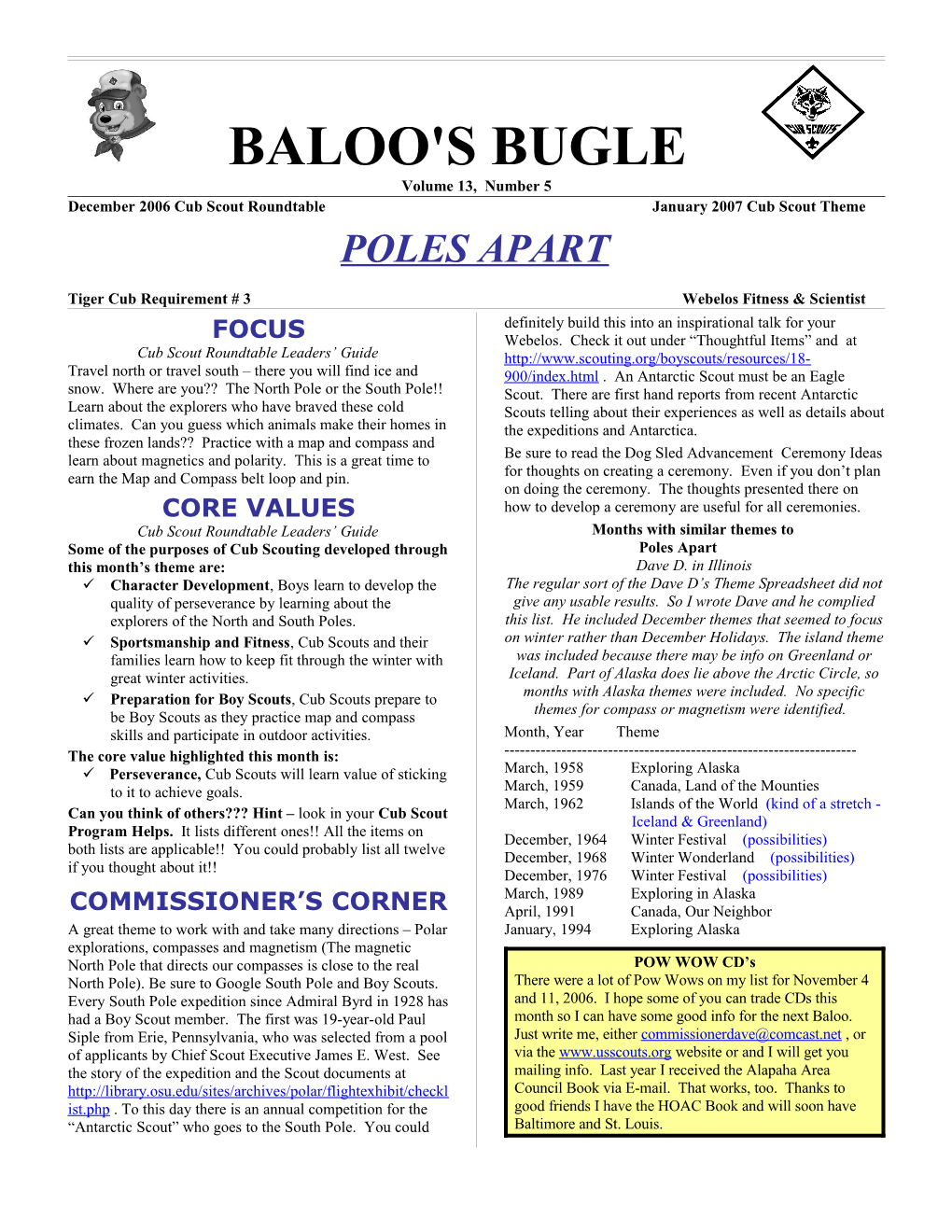 BALOO's BUGLE Page 12