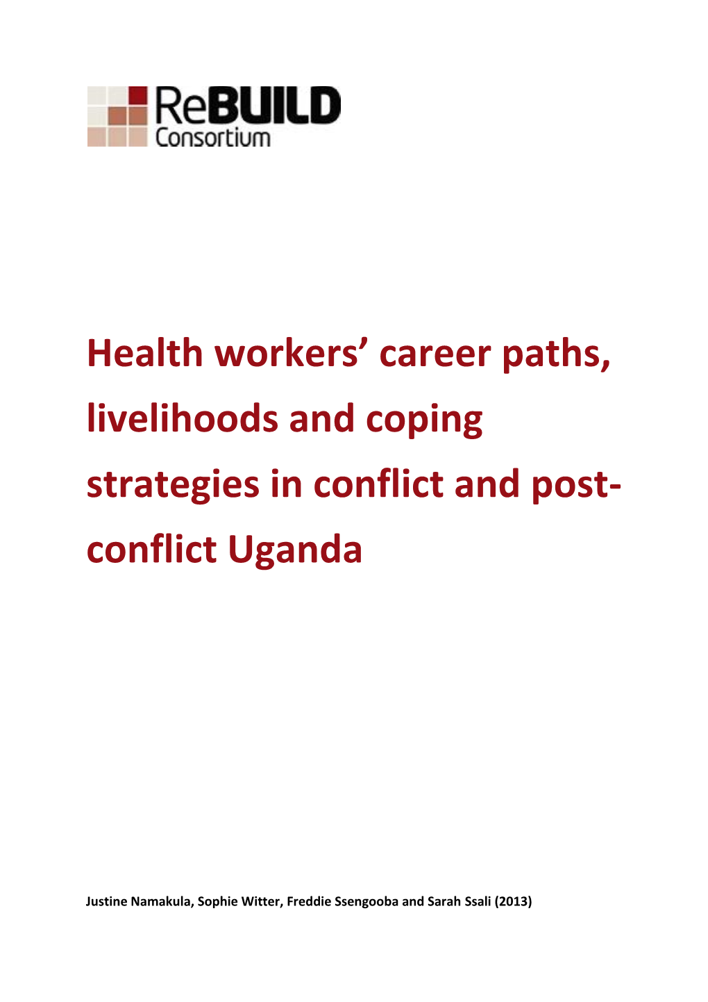 Conflict Uganda