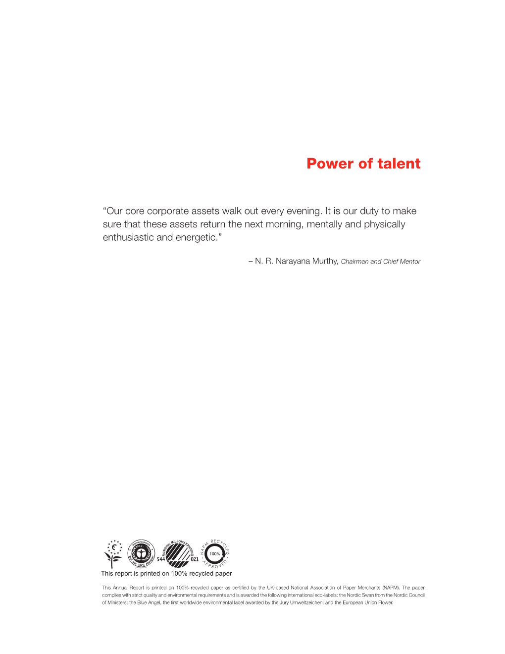 Power of Talent