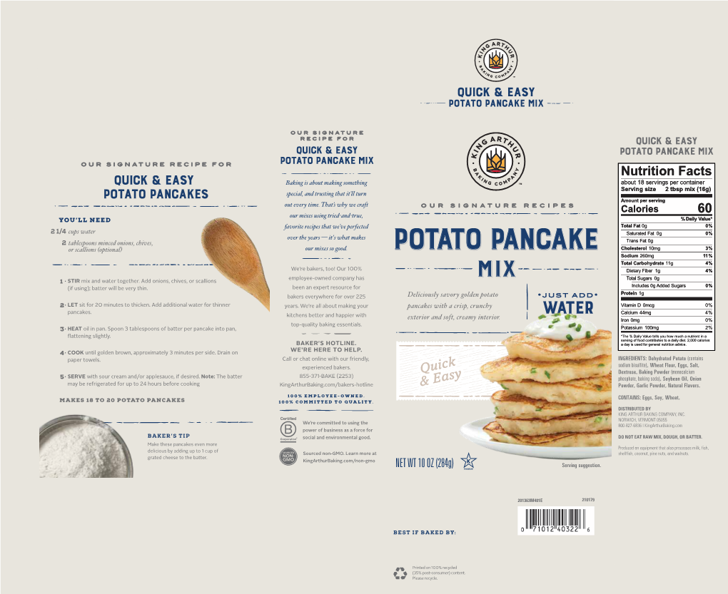 Quick & Easy Potato Pancakes