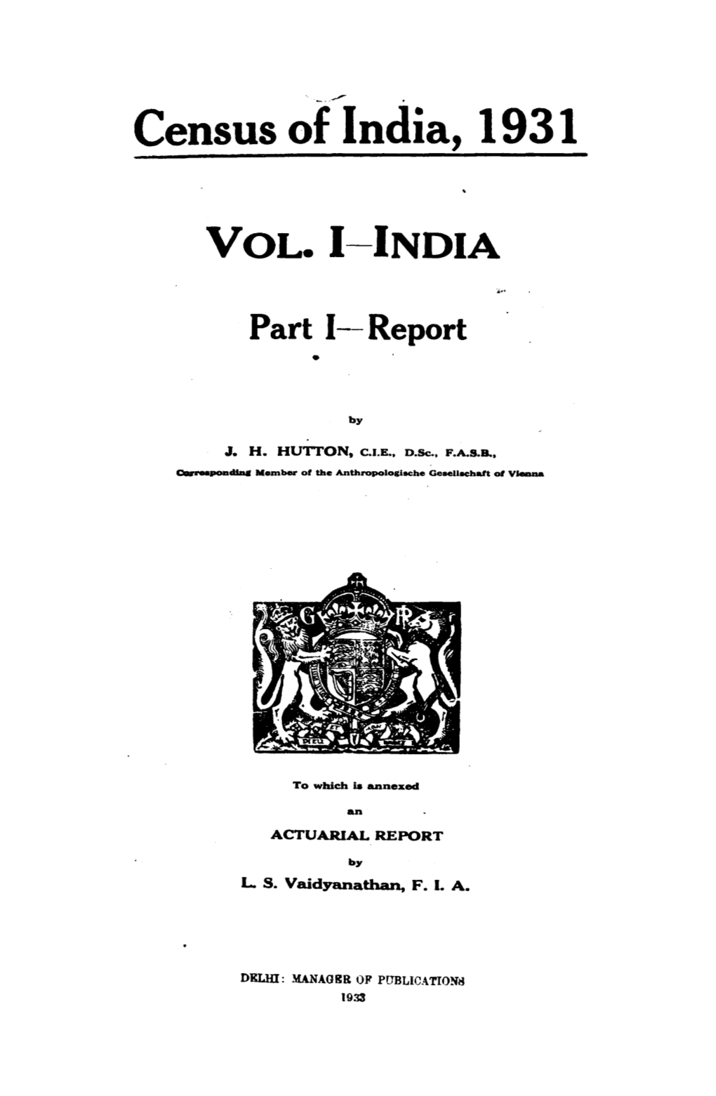 Census of India, 1931