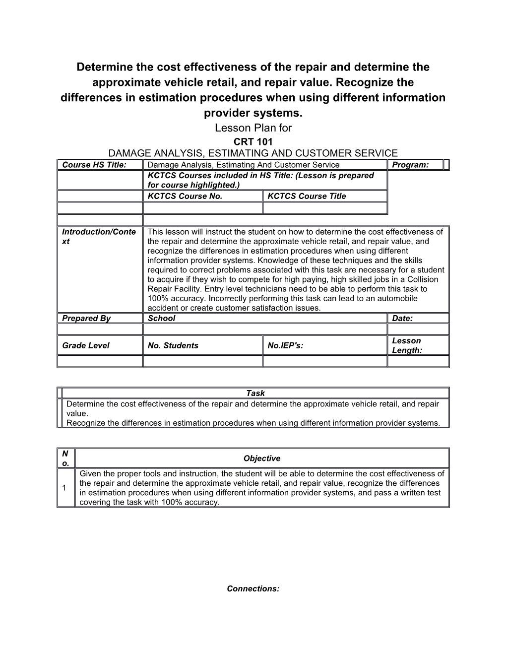 Determine the Cost Effectiveness of the Repair and Determine the Approximate Vehicle Retail