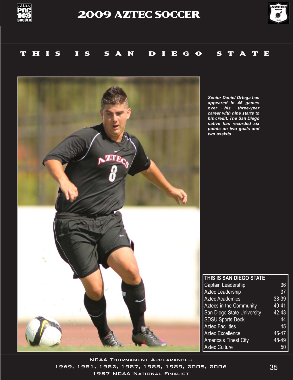 2009 M-Soccer Media Guide 2006 M-Soccer Intro.Qxd