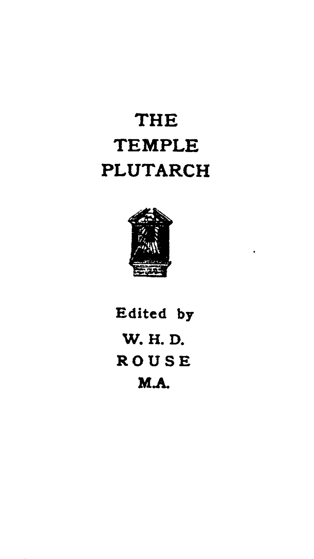 The Temple Plutarch