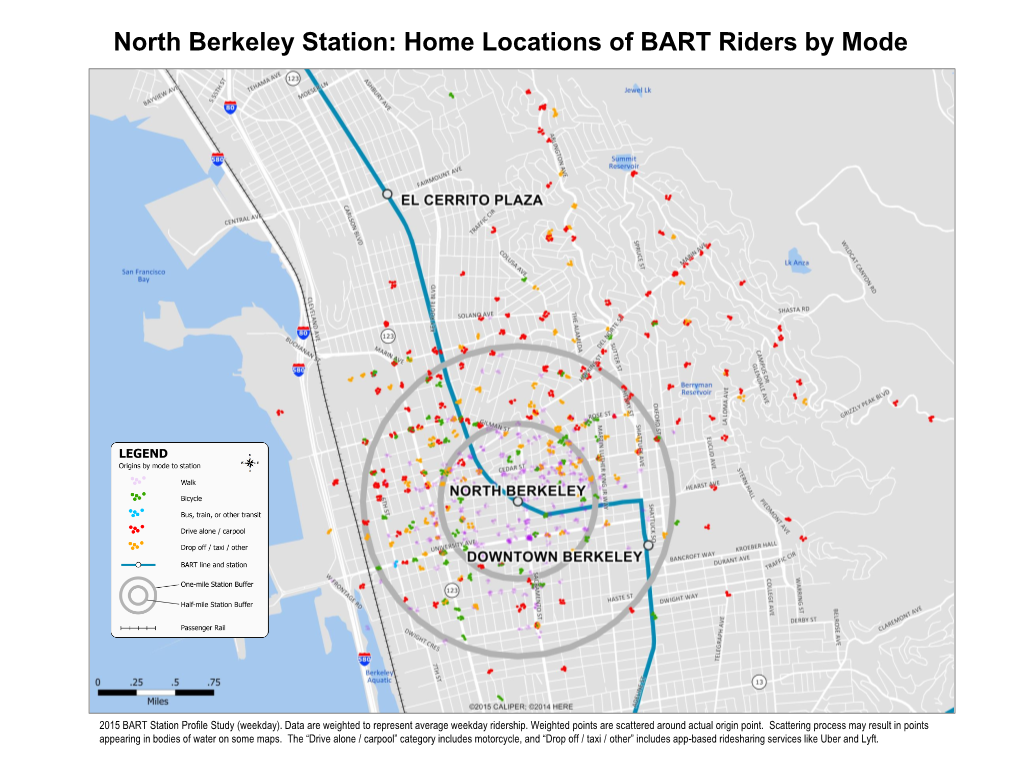 2015 Station-Level Maps (Home Origins): North Berkeley