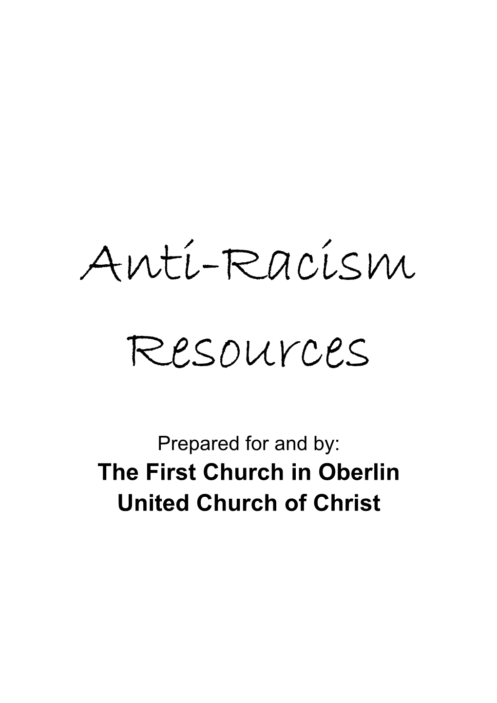 Anti-Racism Resources