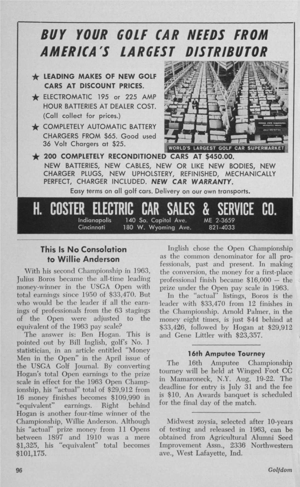 H. Coster Electric Car Sales & Service