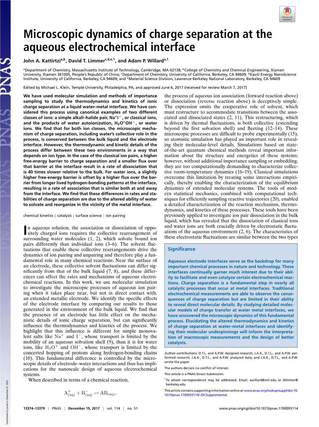 Microscopic Dynamics of Charge Separation at the Aqueous Electrochemical Interface