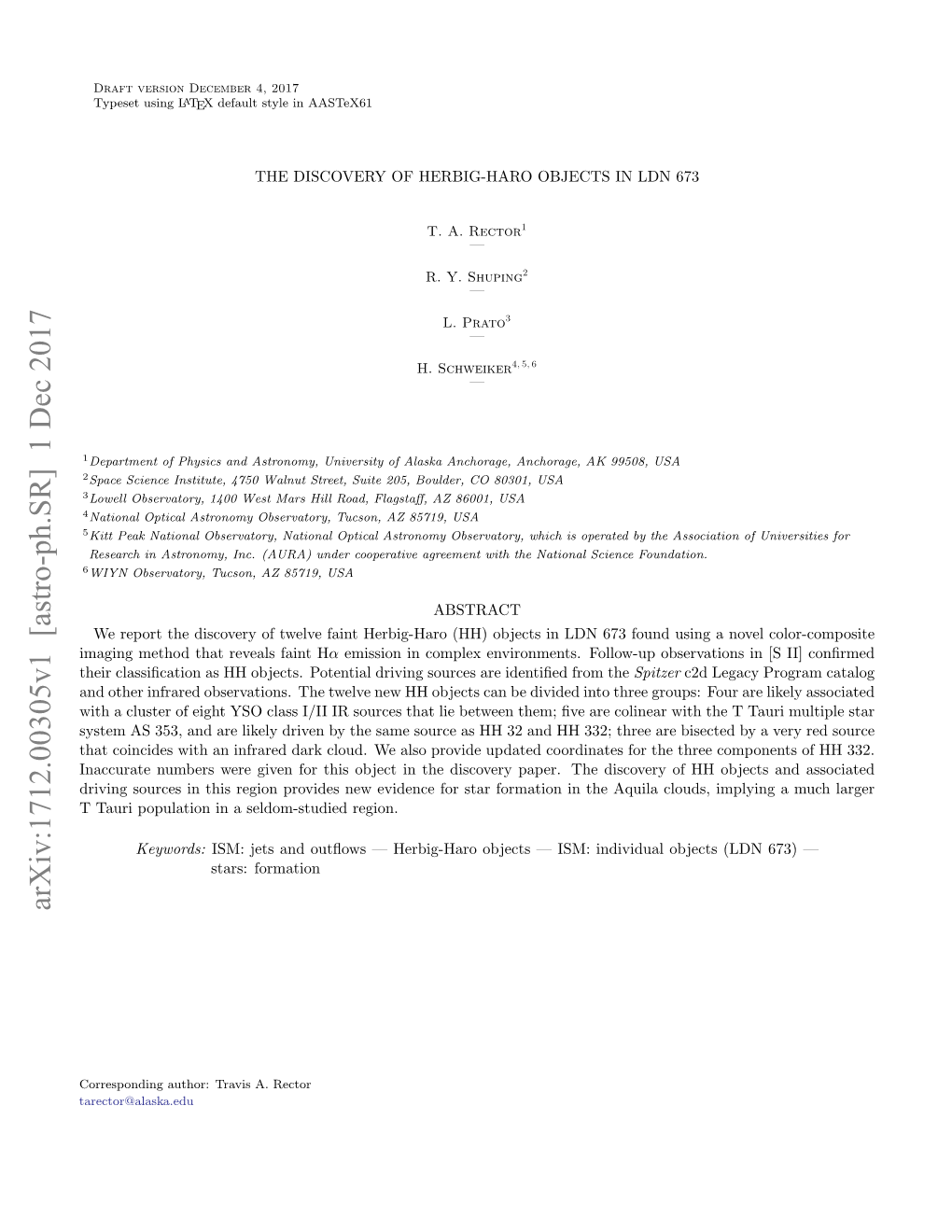 The Discovery of Herbig-Haro Objects in Ldn 673