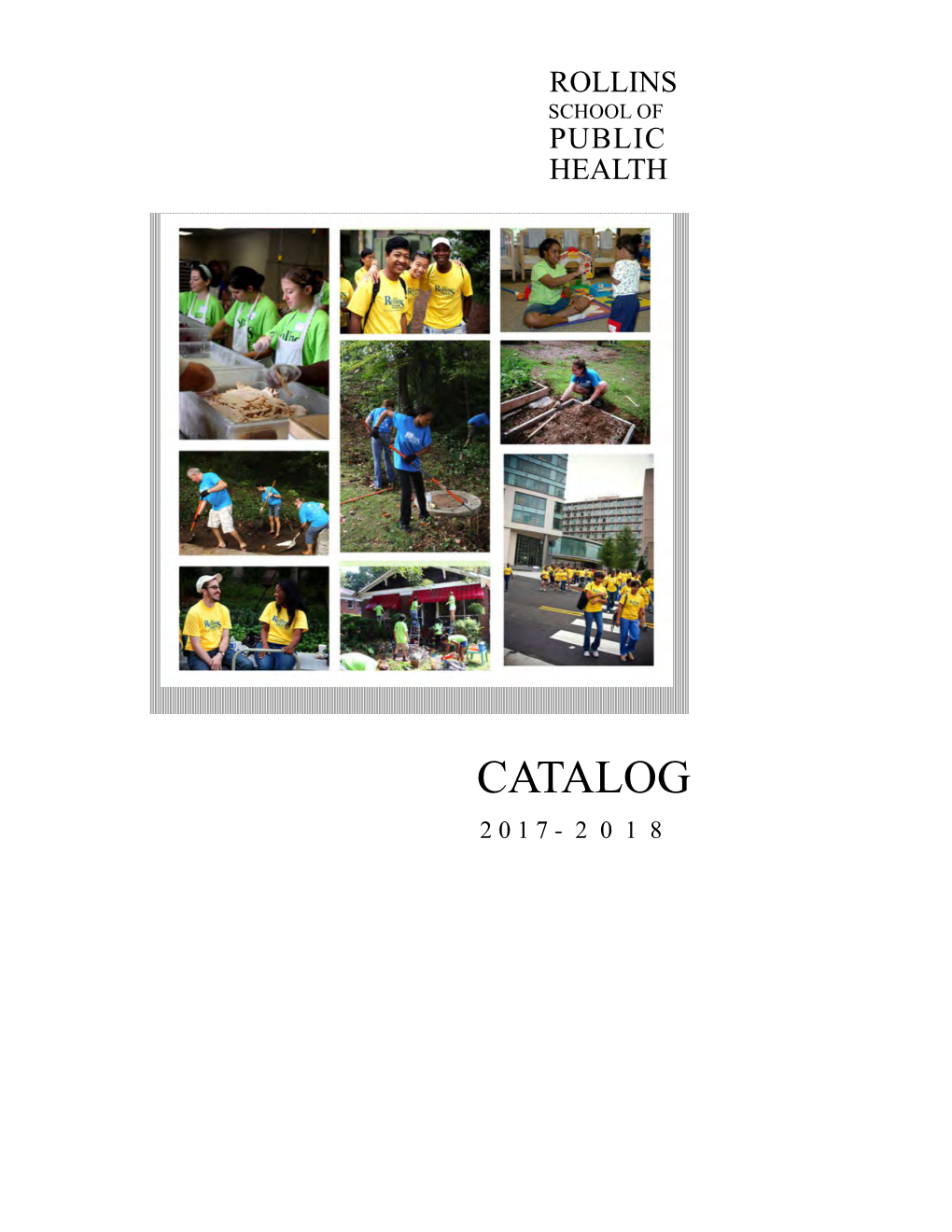 2017-2018 RSPH Catalog