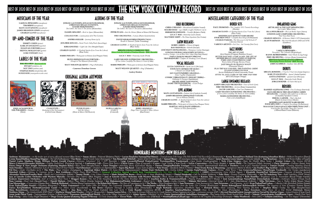 The New York City Jazz Record