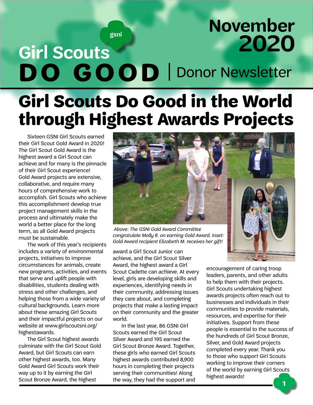 November Girl Scouts