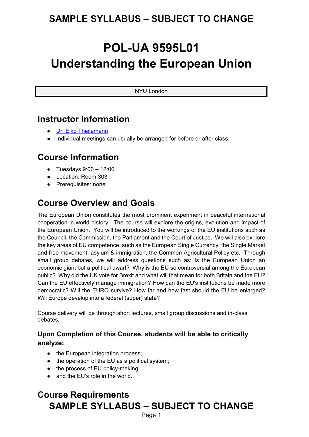 Understanding the European Union