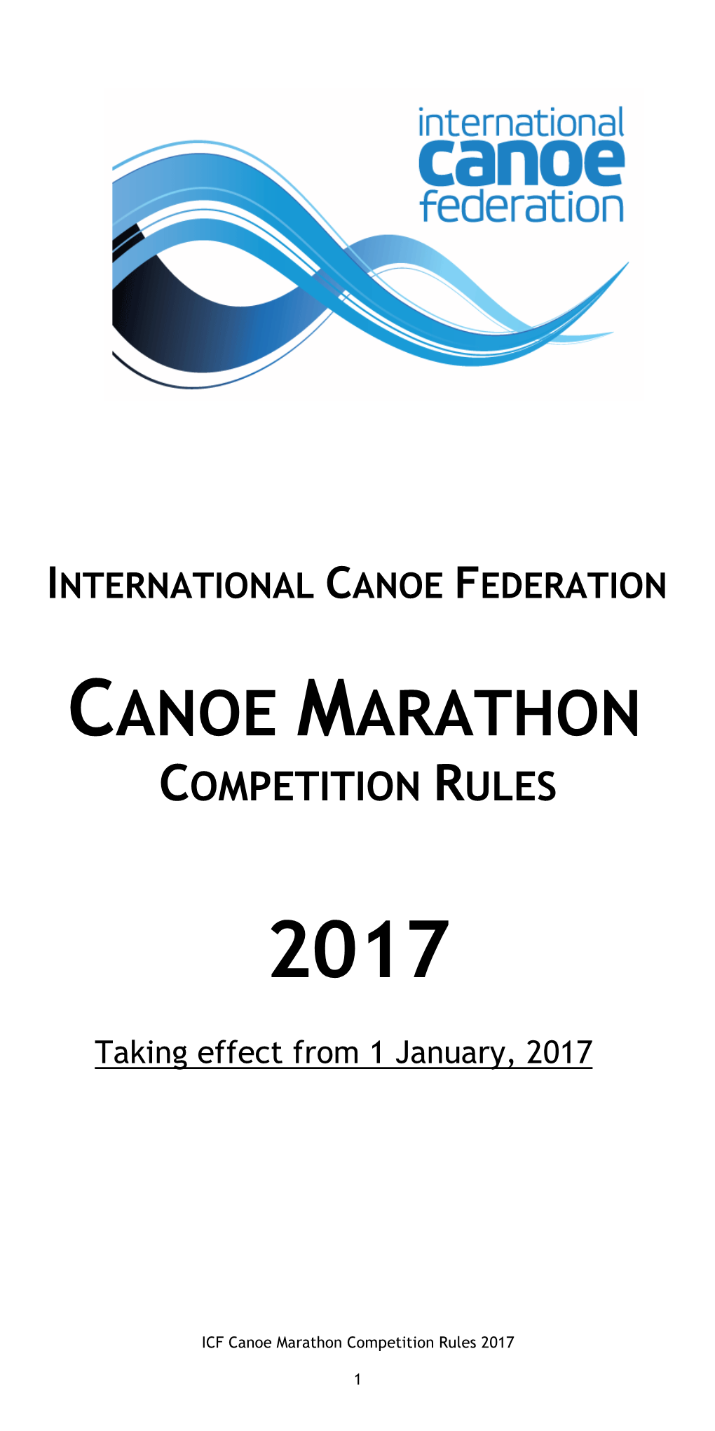 ICF Marathon Rules