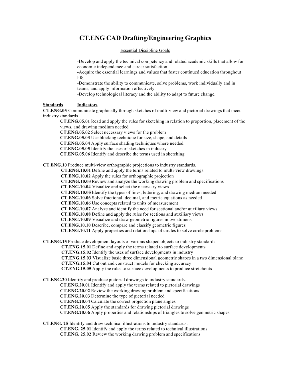 CT.ENG CAD Drafting/Engineering Graphics