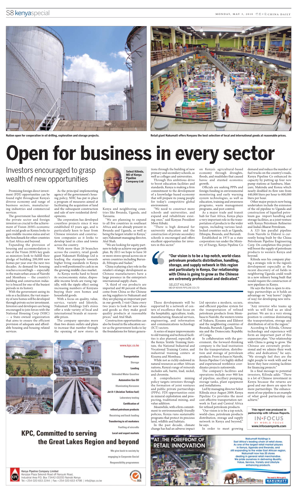 Open for Business in Every Sector