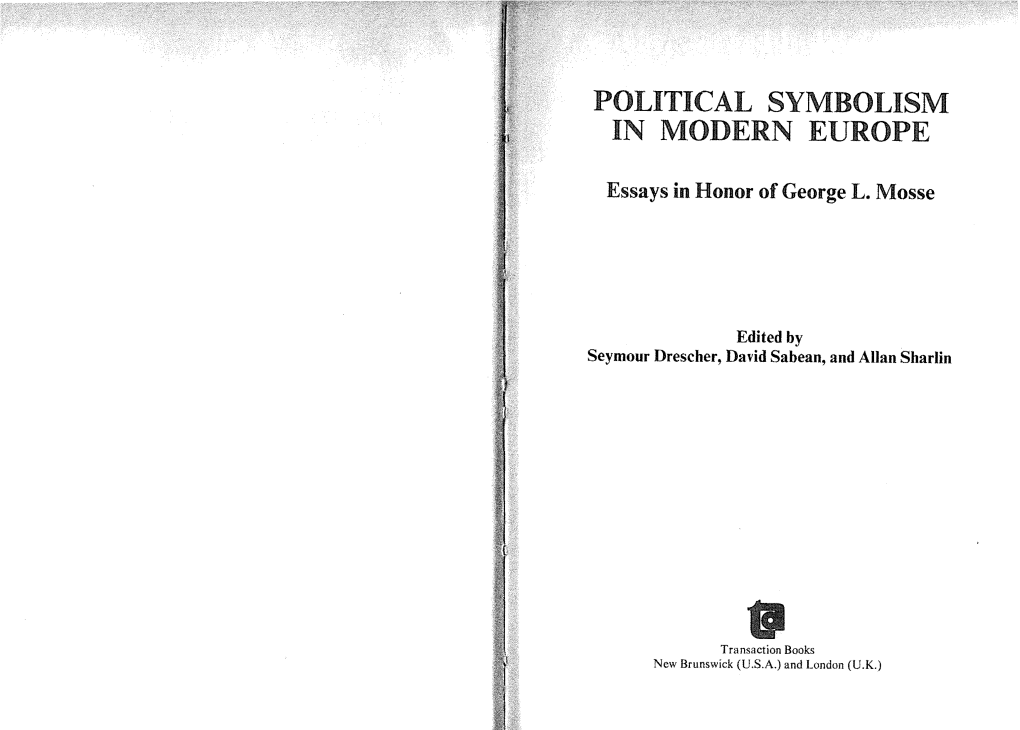 Political Symbolism in Modern Europe