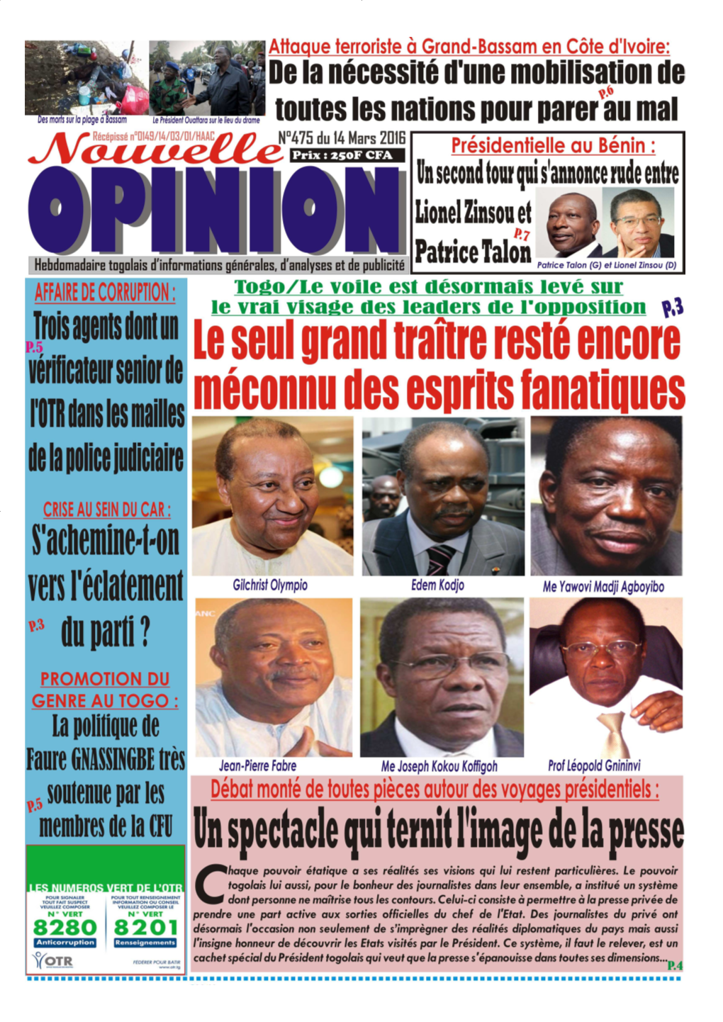 Opinion 475.Qxd Du 14 Mars 2016