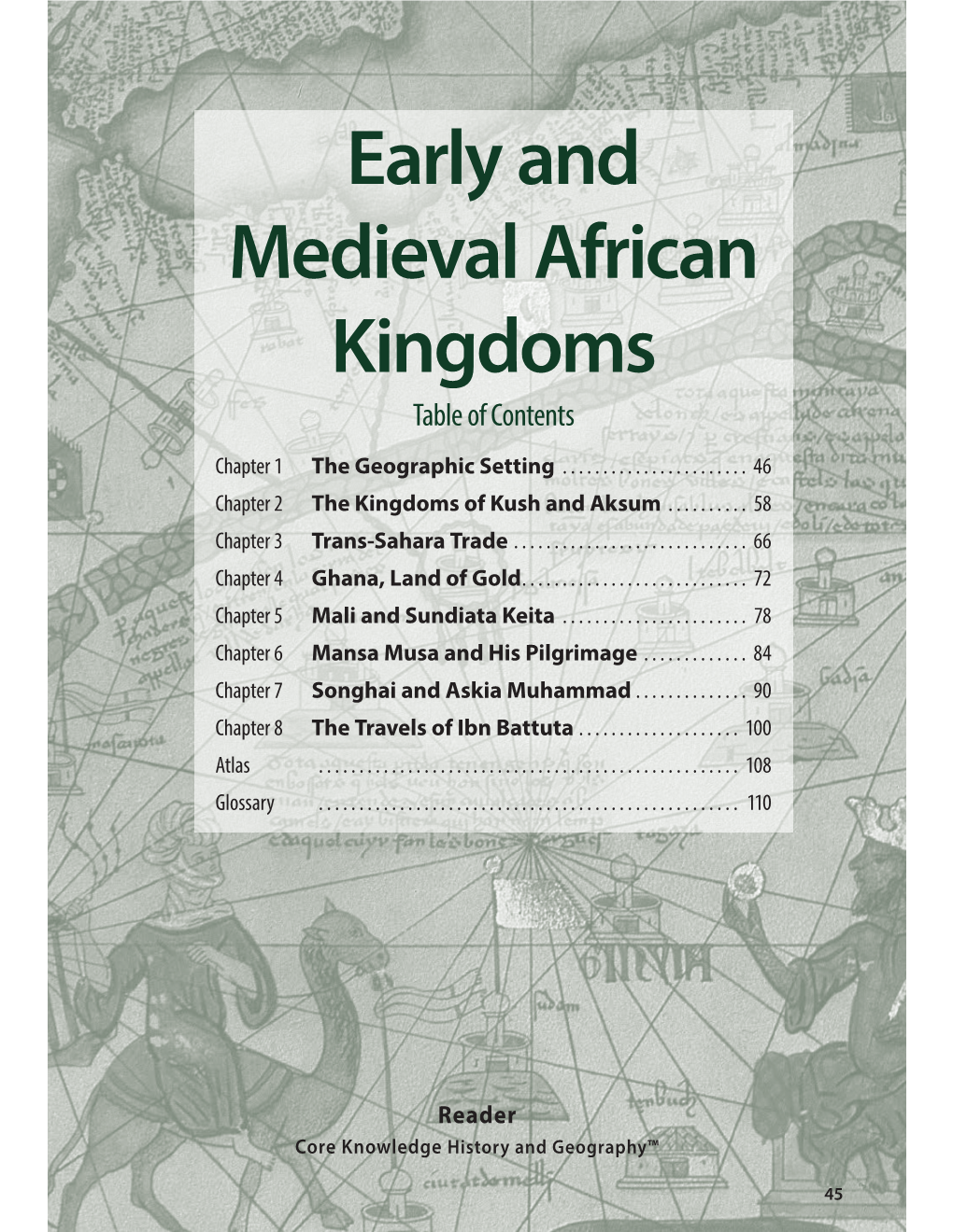 Early and Medieval African Kingdoms Table of Contents