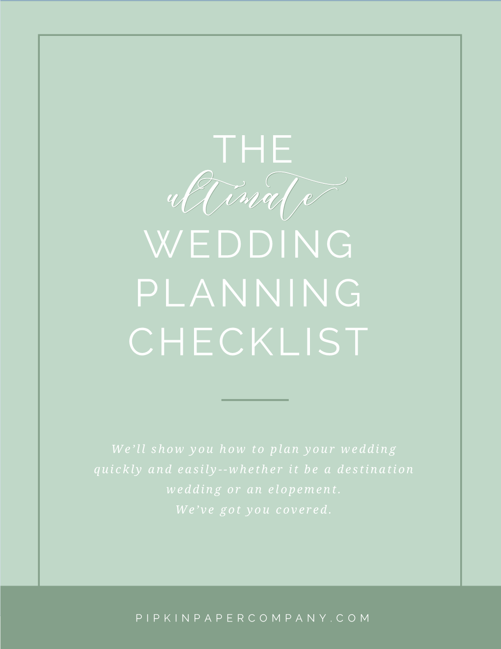 Wedding Planning Checklist