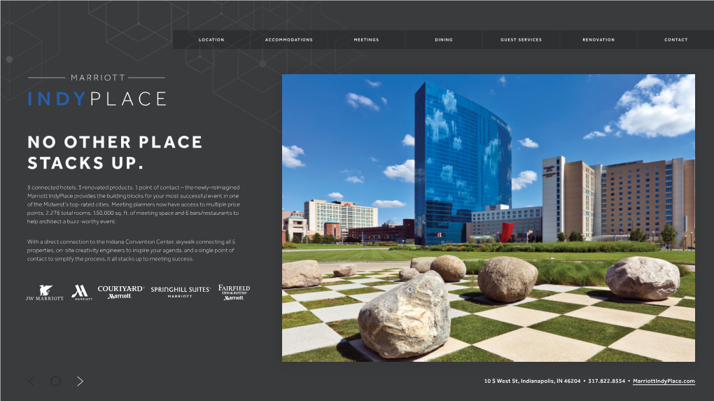 Indyplace Provides the Building Blocks for Your Most Successful Event in One of the Midwest’S Top-Rated Cities