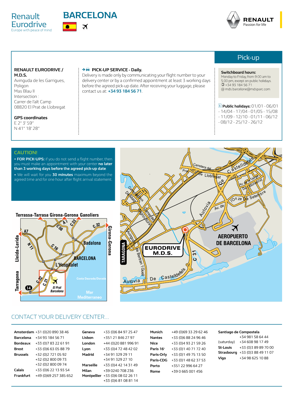 BARCELONA Eurodrive Europe with Peace of Mind