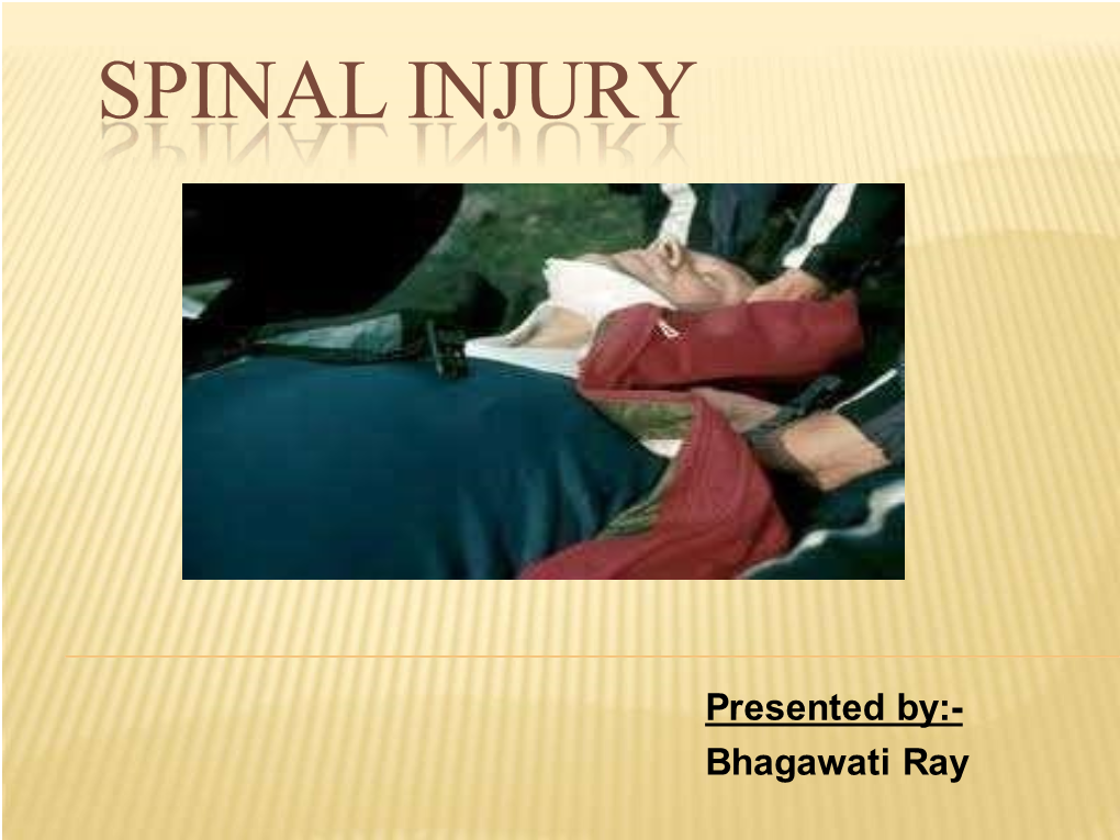 Spinal Injury