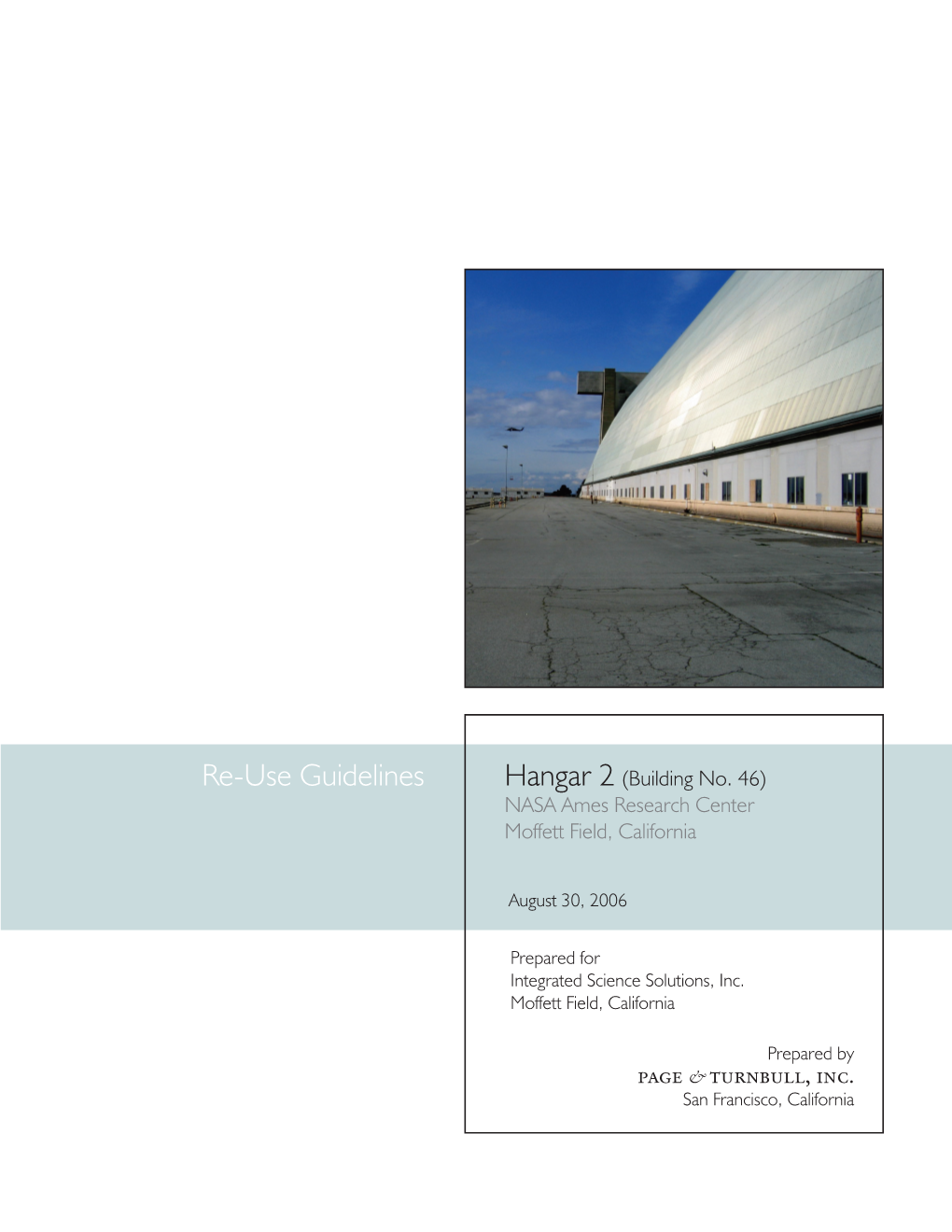 Hangar 2 Re-Use Guidelines